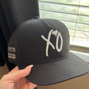 Black XO Hat